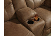 Boxberg Bark Reclining Loveseat with Console - 3380294 - Lara Furniture