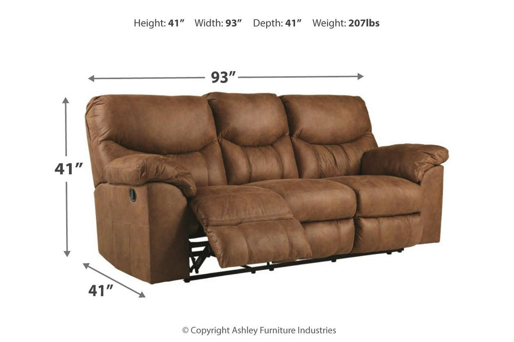 Boxberg Bark Reclining Sofa - 3380288 - Lara Furniture