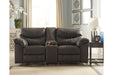 Boxberg Teak Reclining Loveseat with Console - 3380394 - Lara Furniture