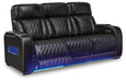 Boyington Sofa, Loveseat and Recliner in Black - PKG016539