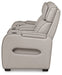 Boyington Sofa, Loveseat and Recliner in Gray - PKG016537