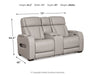 Boyington Sofa, Loveseat and Recliner in Gray - PKG016537