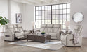 Boyington Sofa, Loveseat and Recliner in Gray - PKG016537