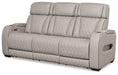 Boyington Sofa, Loveseat and Recliner in Gray - PKG016537