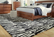 Bramshaw Black/Ivory Extra Large Rug - R406760