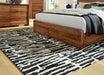 Bramshaw Black/Ivory Large Rug - R406761