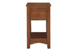 Breegin Brown Chairside End Table - T007-319 - Lara Furniture