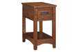 Breegin Brown Chairside End Table - T007-319 - Lara Furniture