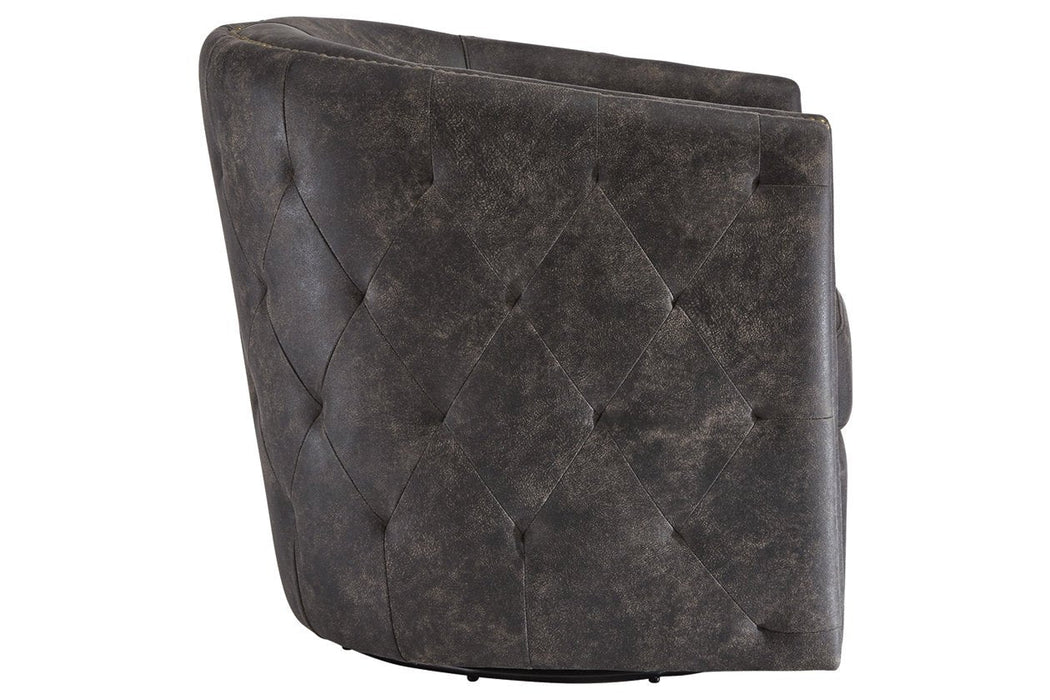 Brentlow Distressed Black Accent Chair - A3000202 - Lara Furniture