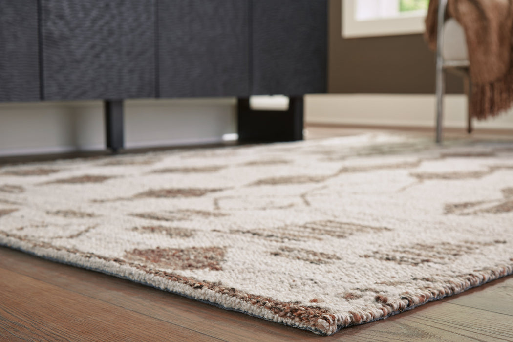 Brettler Beige/Brown Extra Large Rug - R406790