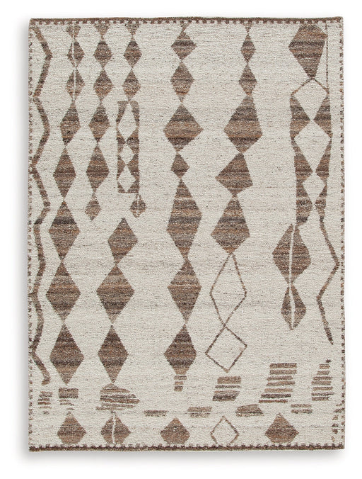 Brettler Beige/Brown Medium Rug - R406792