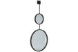 Brewer Black Accent Mirror - A8010166 - Lara Furniture