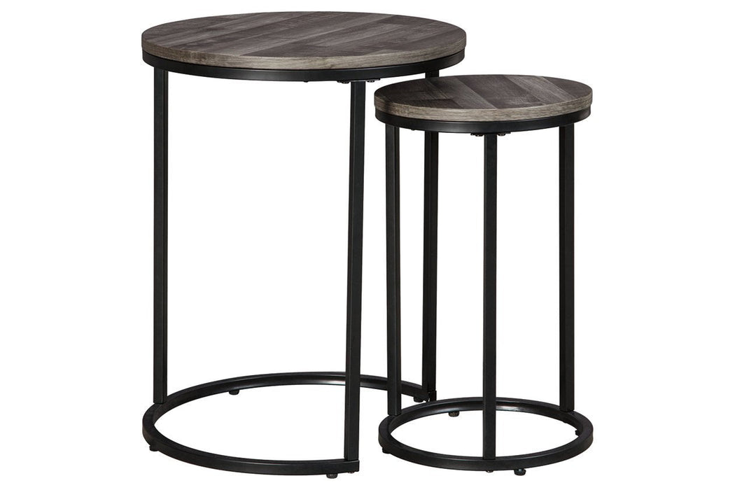 Briarsboro Black/Gray Accent Table (Set of 2) - A4000231 - Lara Furniture