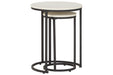 Briarsboro White/Black Accent Table (Set of 2) - A4000225 - Lara Furniture