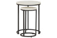 Briarsboro White/Black Accent Table (Set of 2) - A4000225 - Lara Furniture