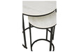 Briarsboro White/Black Accent Table (Set of 2) - A4000225 - Lara Furniture