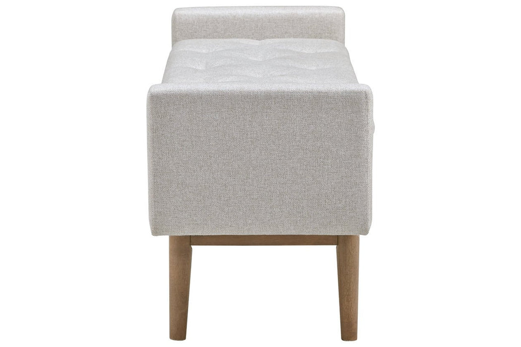 Briarson Beige/Brown Storage Bench - A3000247 - Lara Furniture