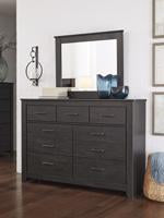 Brinxton Charcoal Bedroom Mirror - B249-36 - Lara Furniture