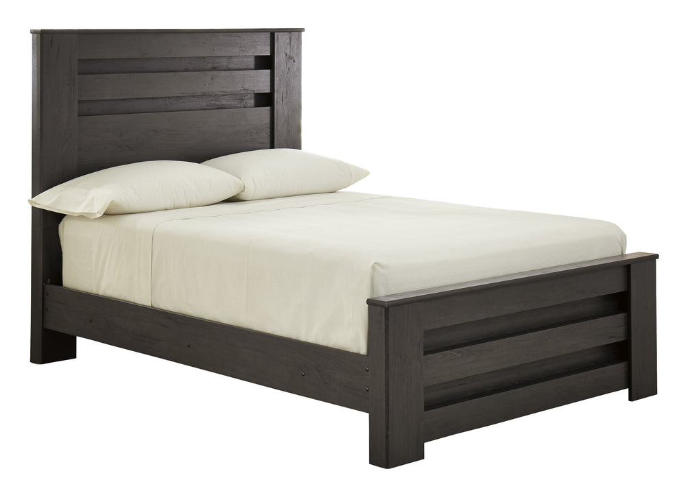 Brinxton Charcoal Full Panel Bed - Lara Furniture