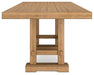 Brown Havonplane Counter Height Dining Table and 6 Barstools - PKG016731