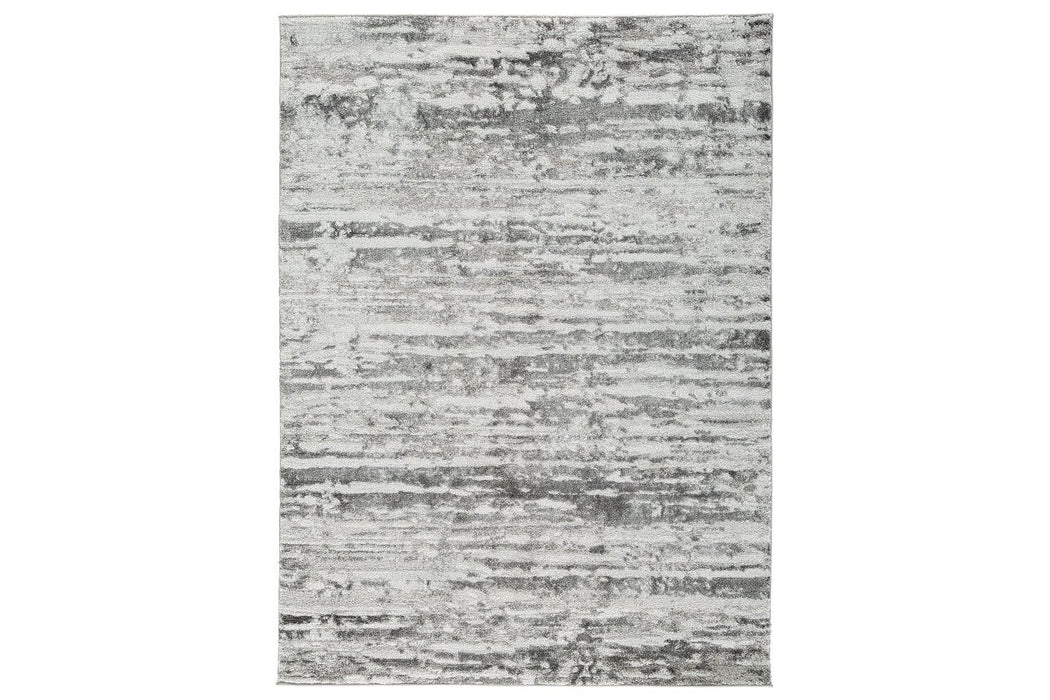 Bryna Ivory/Gray Large Rug - R404851 - Lara Furniture