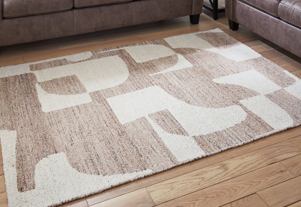 Brynnfield Beige/Brown 5' x 7' Rug - R406372