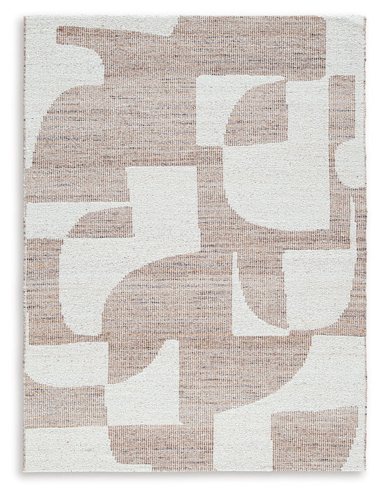 Brynnfield Beige/Brown 5' x 7' Rug - R406372