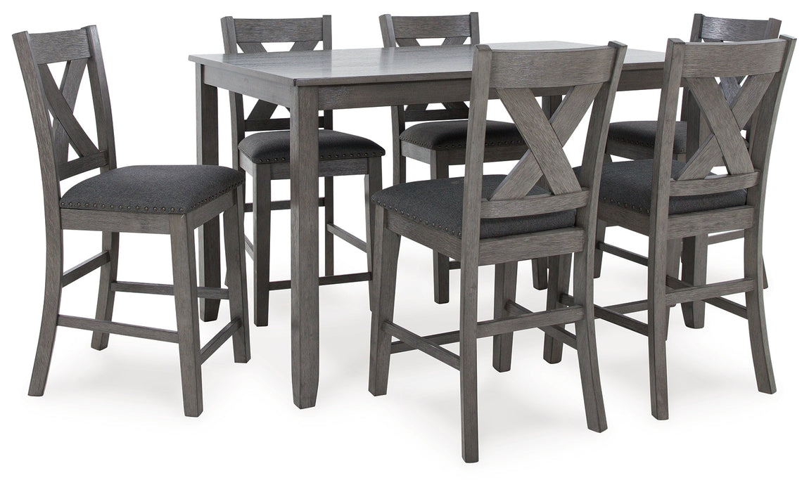 Caitbrook Counter Height Dining Table and Bar Stools (Set of 7) - D388-423 - Lara Furniture