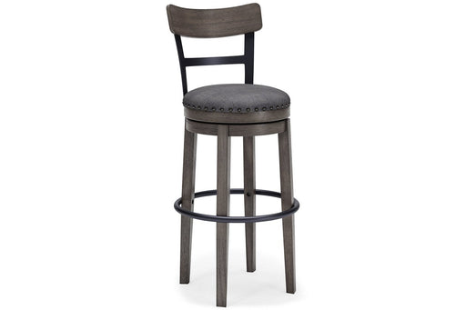 Caitbrook Gray Bar Height Bar Stool - D388-230 - Lara Furniture