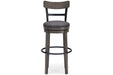 Caitbrook Gray Bar Height Bar Stool - D388-230 - Lara Furniture