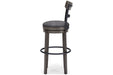 Caitbrook Gray Bar Height Bar Stool - D388-230 - Lara Furniture