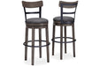 Caitbrook Gray Bar Height Bar Stool - D388-230 - Lara Furniture