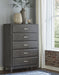 Caitbrook Gray Bookcase Storage Bedroom Set - Lara Furniture