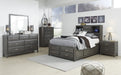 Caitbrook Gray Bookcase Storage Youth Bedroom Set - Lara Furniture