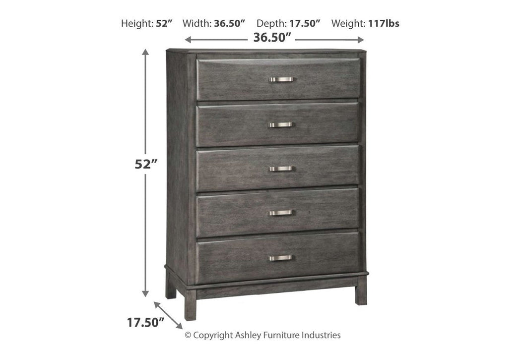 Caitbrook Gray Chest of Drawers - B476-46 - Lara Furniture