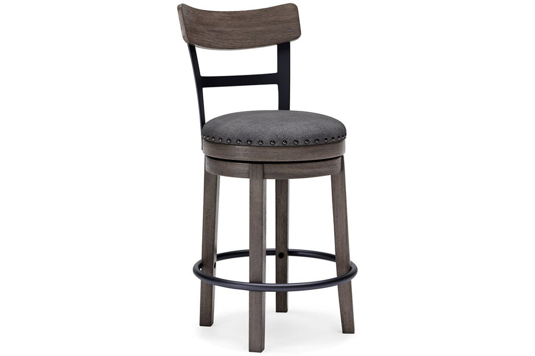 Caitbrook Gray Counter Height Bar Stool - D388-224 - Lara Furniture