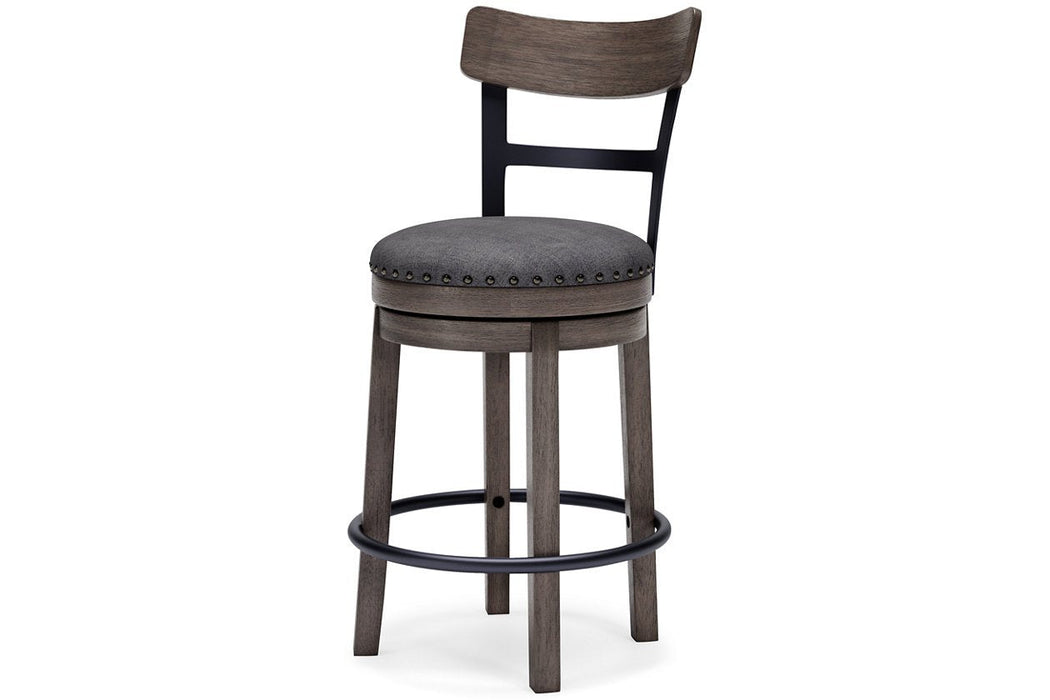 Caitbrook Gray Counter Height Bar Stool - D388-224 - Lara Furniture