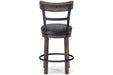 Caitbrook Gray Counter Height Bar Stool - D388-224 - Lara Furniture