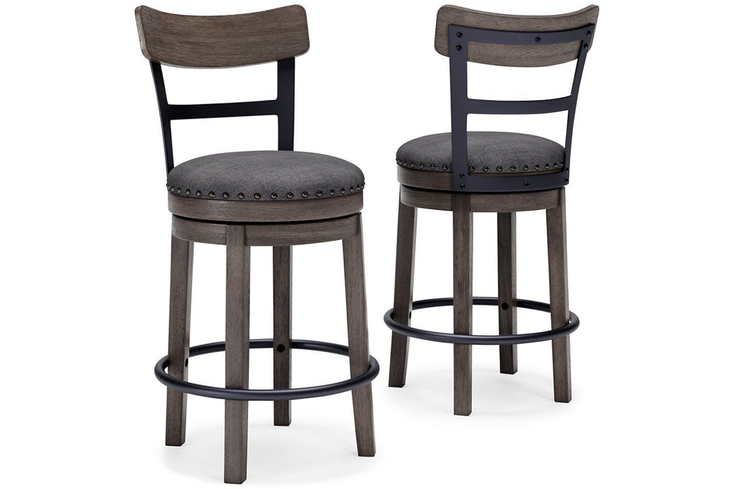 Caitbrook Gray Counter Height Bar Stool - D388-224 - Lara Furniture