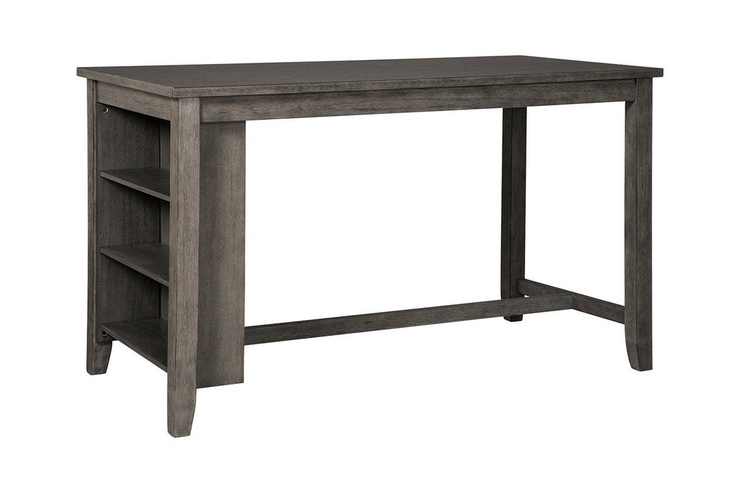 Caitbrook Gray Counter Height Dining Table - D388-13 - Lara Furniture