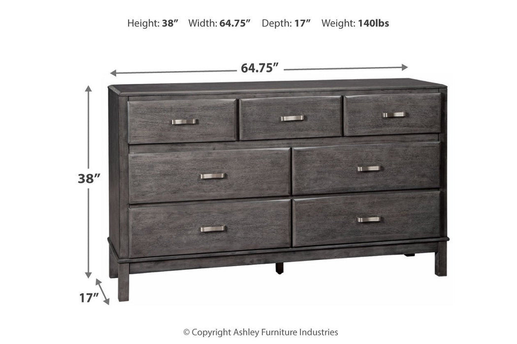 Caitbrook Gray Dresser - B476-31 - Lara Furniture