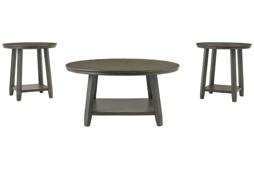 Caitbrook Gray Table (Set of 3) - T188-13 - Lara Furniture