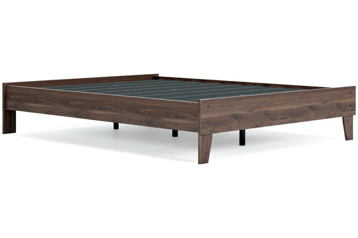 Calverson Mocha Queen Platform Bed - EB3660-113 - Lara Furniture