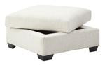 Cambri Snow Ottoman With Storage - 9280111 - Lara Furniture