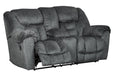 Capehorn Granite Reclining Loveseat with Console - 7690294 - Lara Furniture