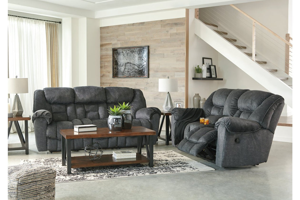 Capehorn Granite Reclining Sofa - 7690288 - Lara Furniture