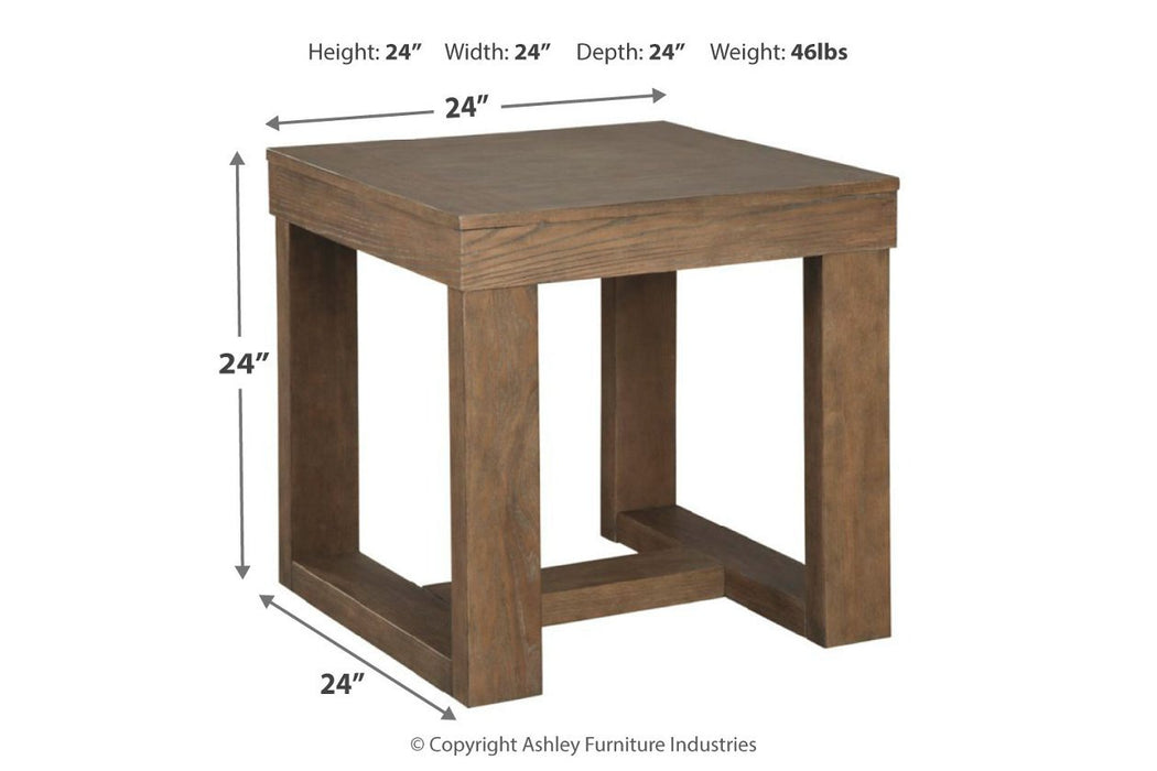 Cariton Gray End Table - T471-2 - Lara Furniture