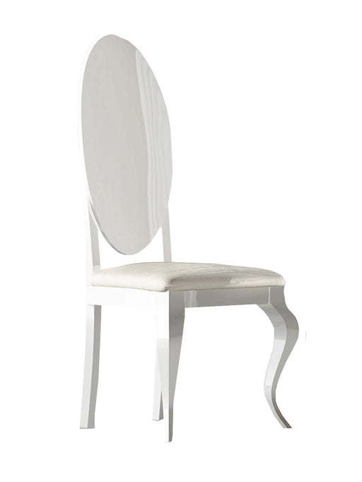 Carmen Arm And Side White Chair - i22324 - Lara Furniture