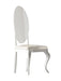 Carmen Arm And Side White Chair - i22324 - Lara Furniture