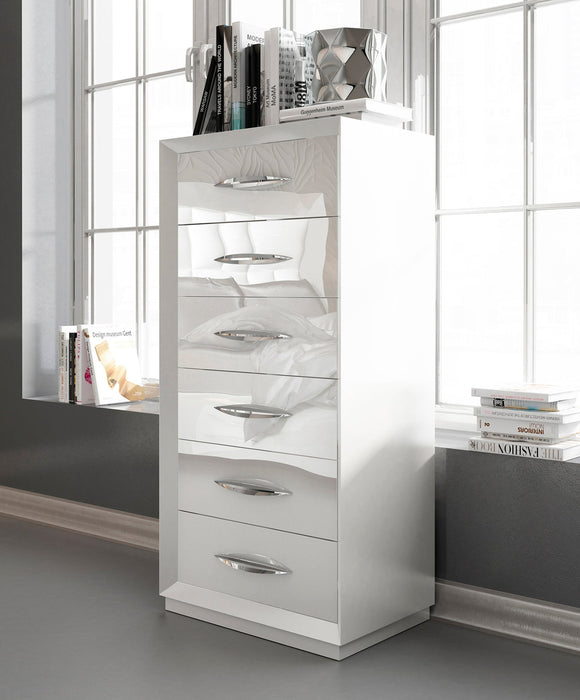 Carmen Bedroom White Set - Lara Furniture